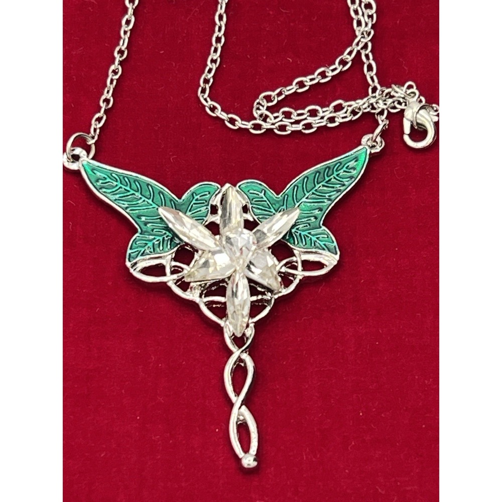 necklace Lord Of The Rings Inspired Ever Star Necklace/brooch 1 1/4" Chain‎ 24" - Picture 2 of 6
